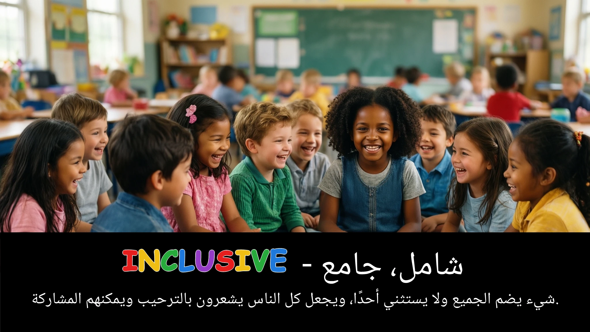 Arabic Illustration for inclusive